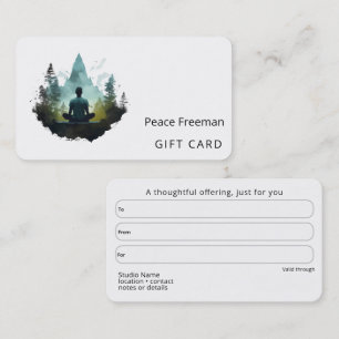 Centre Within   Forest Meditation Business Card