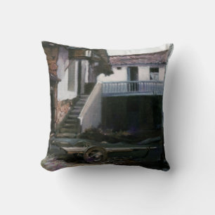 Centulle Corner (Lugo)/Nook of Centulle (Lugo) Throw Pillow