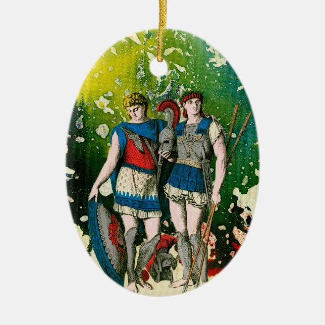 Centurians by Michael Moffa Ceramic Ornament (Front)