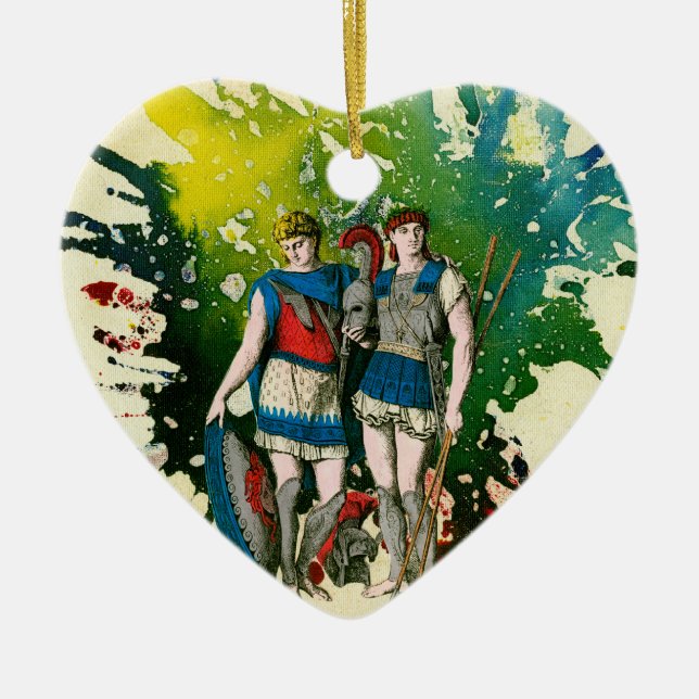 Centurians by Michael Moffa Ceramic Ornament (Front)