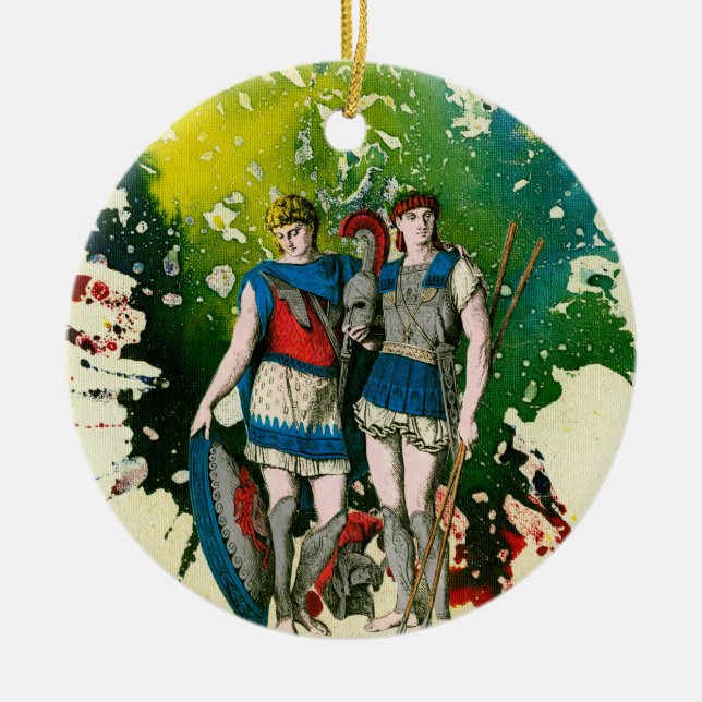 Centurians by Michael Moffa Ceramic Ornament (Front)