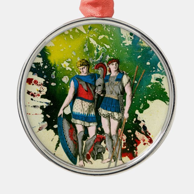 Centurians by Michael Moffa Metal Ornament (Front)