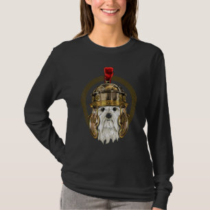Centurion Maltese Ancient Rome Roman Empire Puppy T-Shirt