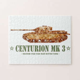 Centurion MK 3 Tank British MBT of Cold War Jigsaw Puzzle