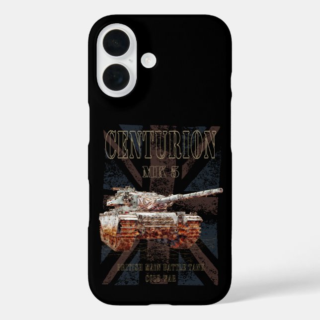 Centurion MK 5 MBT. British Main Battle Tank Case-Mate iPhone Case (Back)