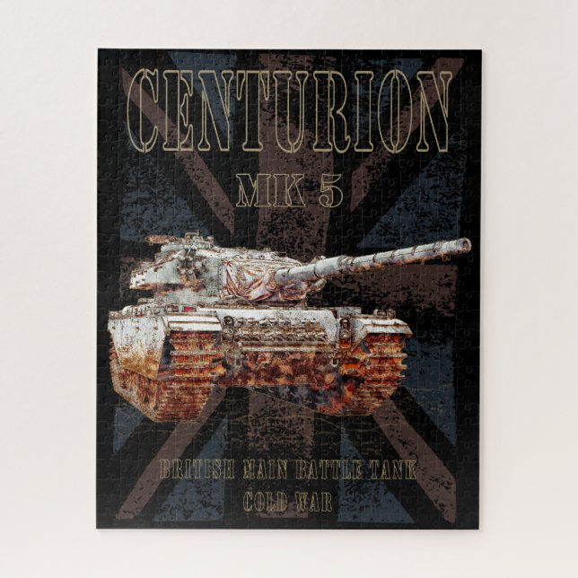Centurion MK 5 MBT. British Main Battle Tank Jigsaw Puzzle (Vertical)