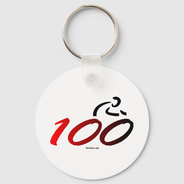 Century bike ride keychain (Front)