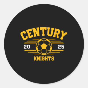 Century Knights Soccer Byll 2025  Classic Round Sticker