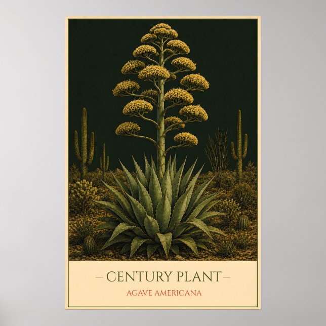 Century Plant Poster (Front)