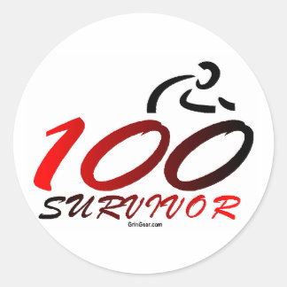 Century Survivor Classic Round Sticker