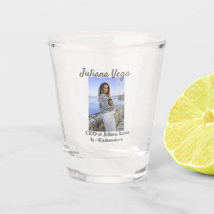 CEO business owner girl boss Instagram handle Shot Glass