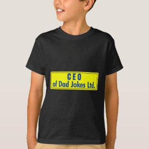 Ceo Of Dad Jokes Bbq Patriotic American Dad Art On T-Shirt