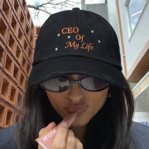 CEO of My Life Embroidered Motivational Hat