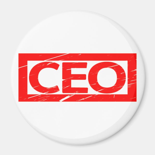CEO Stamp Magnet (Front)