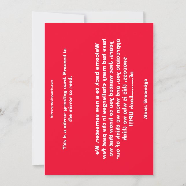 CEOFC1001 - We Appreciate You Note Card (Back)