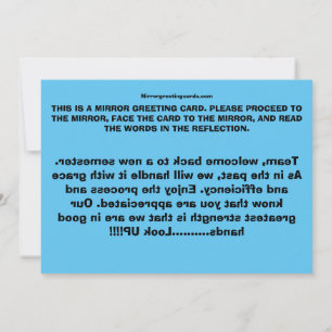 CEOFC1046A - Team Thank You Card