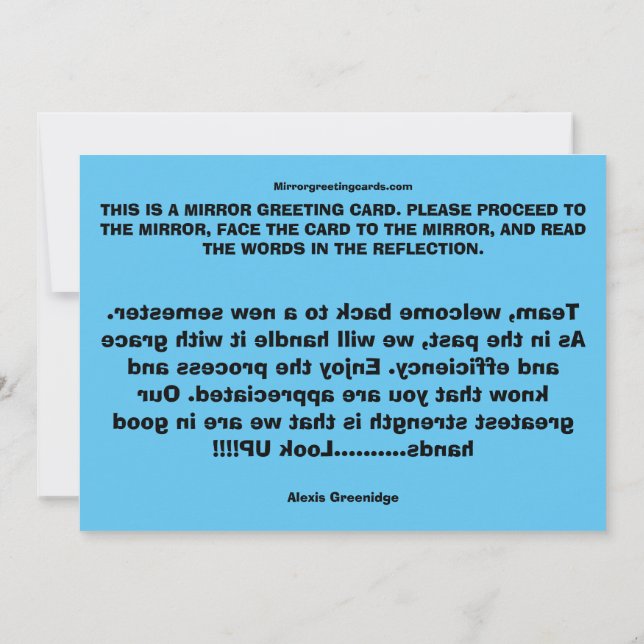 CEOFC1046AG - Team Thank You Card (Back)