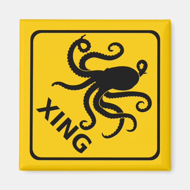 Cephalopod Crossing Magnets (Front)