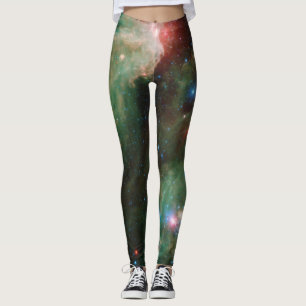 Cepheus B and C Green Nebula Leggings