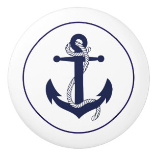 Ceramic Cabinet Knob-Anchor Knob