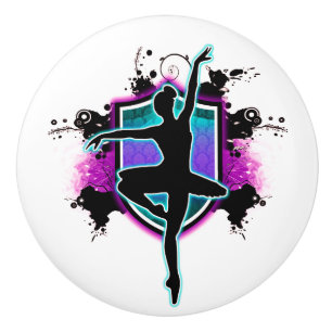 Ceramic Cabinet Knob-Ballerina Knob