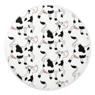 Ceramic Cabinet Knob-Cow Ceramic Knob
