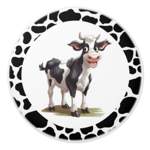 Ceramic Cabinet Knob-Cow Knob