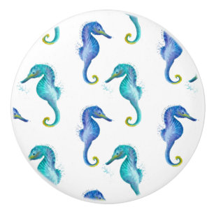 Ceramic Cabinet Knob-Seahorse Ceramic Knob