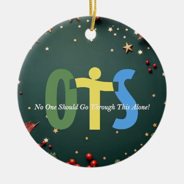 Ceramic Circle Ornament (Front)