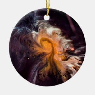 Ceramic Circle Ornament