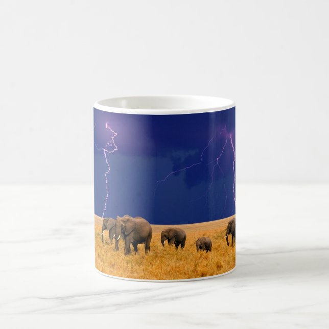 Ceramic Coffee Mug-Elephants Mug (Center)