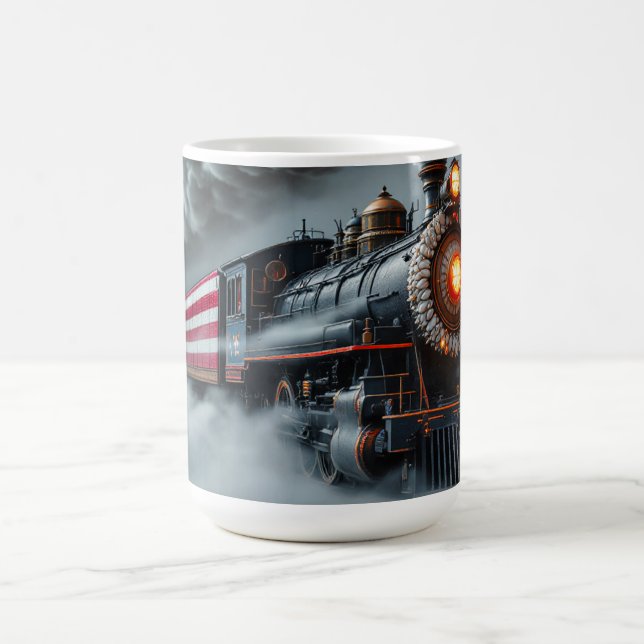 Ceramic Coffee Mug Freedom Steam Engine (Center)