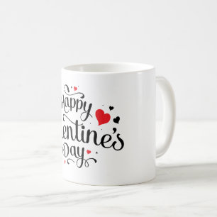 Ceramic Coffee Mug-Valentine Hearts Coffee Mug