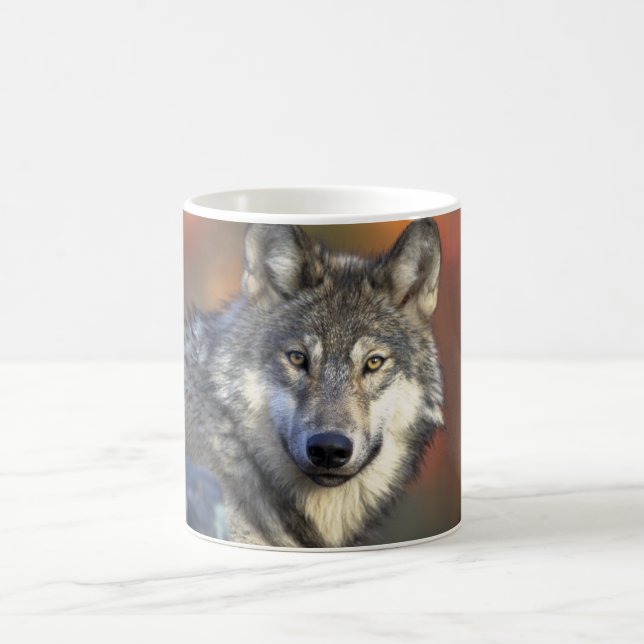 Ceramic Coffee Mug-Wolf Coffee Mug (Center)