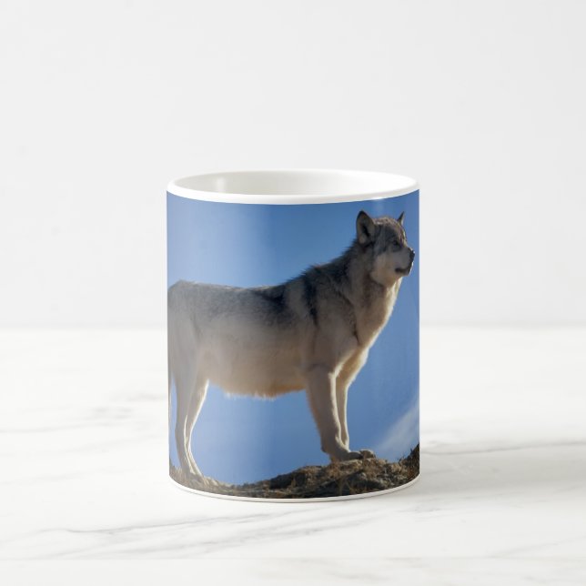 Ceramic Coffee Mug-Wolf Mug (Center)