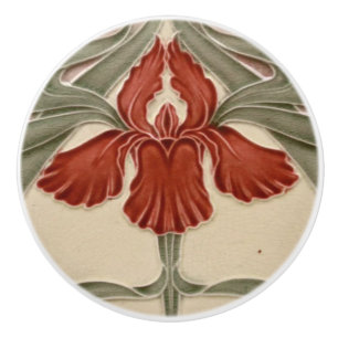 Ceramic Cupboard and Door Knobs - Iris