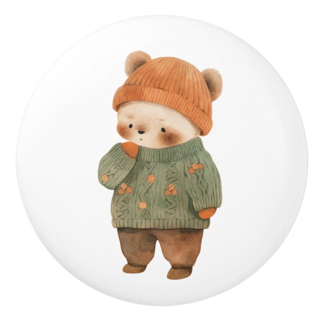 Ceramic Drawer Pull - Edgar (Front)