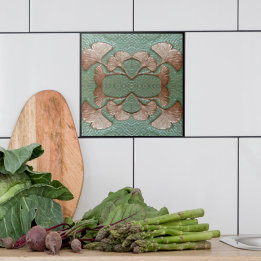 Ceramic Gingko Tile