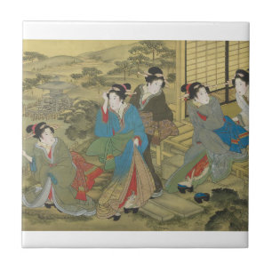 Ceramic Japanese Traditional Tiles 