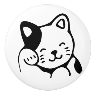 Ceramic Knob. Cat. Knob