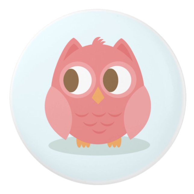 Ceramic Knob/Owl Knob (Front)