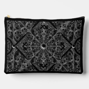 Ceramic lace Black Accessory Pouch