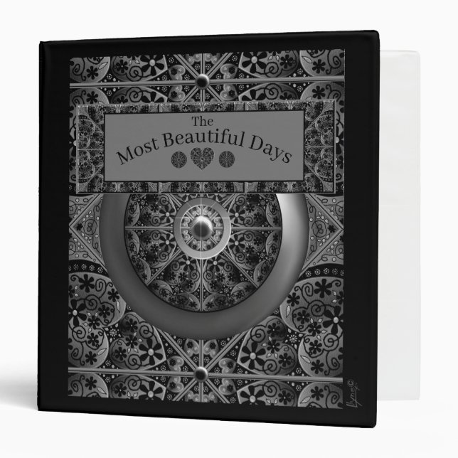 Ceramic Lace Black Binder (Front/Inside)