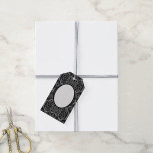 Ceramic Lace Black Gift Tags