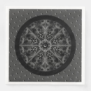 Ceramic Lace Black Napkin