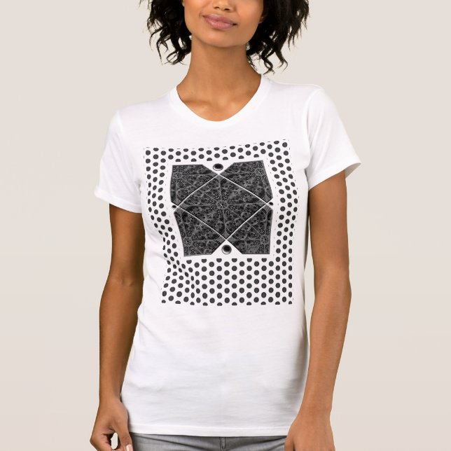 Ceramic Lace black T-Shirt (Front)