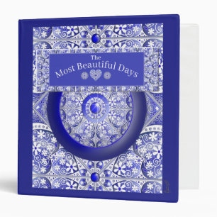 Ceramic Lace Blue of Greece Binder