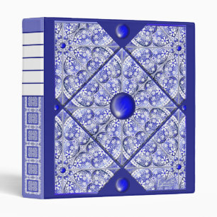 Ceramic Lace Blue of Greece Binder