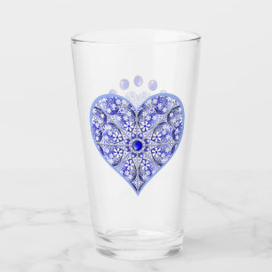 Ceramic Lace Blue of Greece Glass