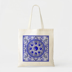 Ceramic Lace Blue of Greece Tote Bag